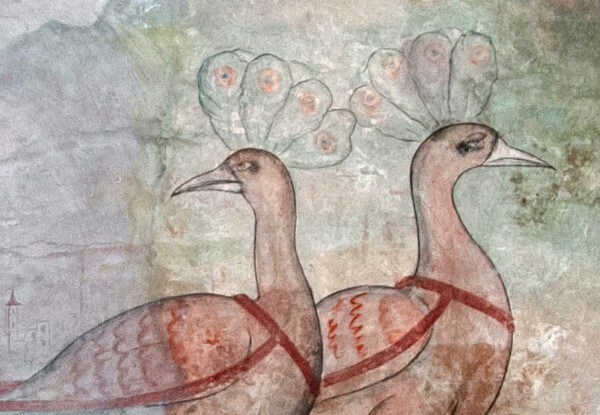 Trionfo de la eternidad, detail - Casa del Deán, Sala de los Triunfos