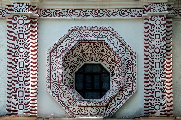 Façade, choir loft window - San Jerónimo Líndice