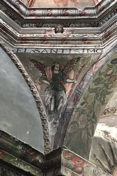 hacienda San Antonio, chapel cupola pendentive, Passion Angel - Tenextepec, Veracruz