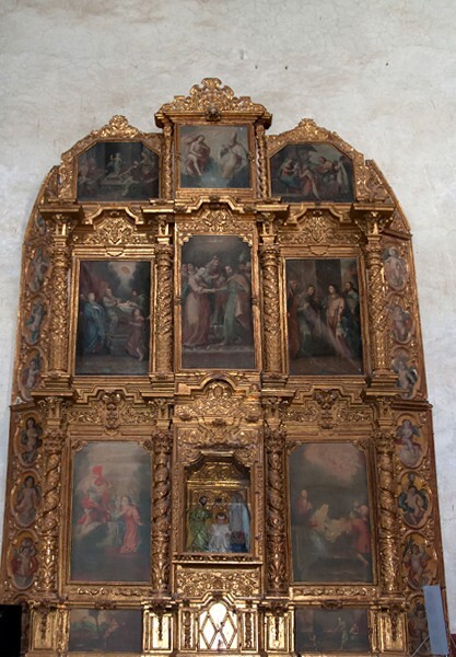 San Agustín, nave Los Desposorios retablo - Acolman, México