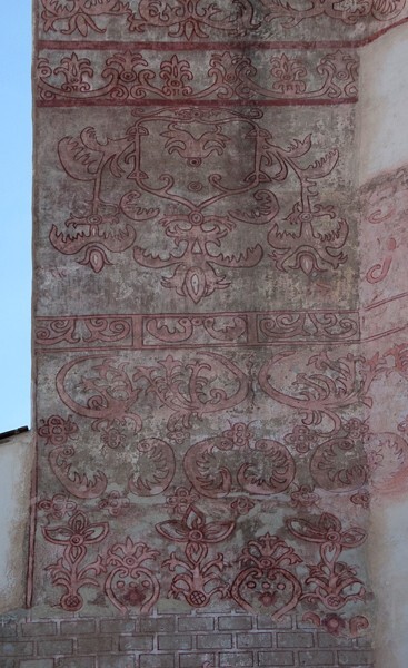 Façade, buttress mural - San Francisco