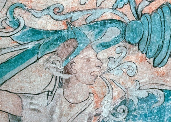 Sotocoro, E wall, North side mural, detail left1 - East wall, North side mural