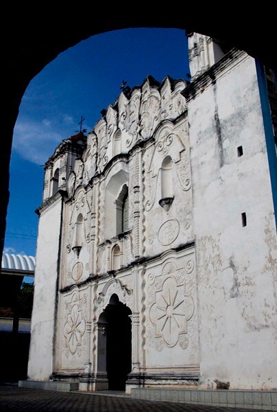 San Bartolo Apóstol, façade - San Bartolo Yautepec, Oaxaca
