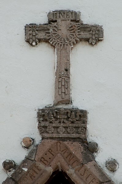 San Francisco, façade cross - Soyaniquilpan, México