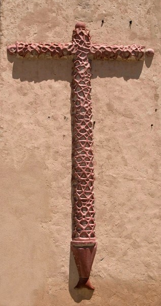 San Diego, bell-tower base cross - Venado, San Luis Potosí