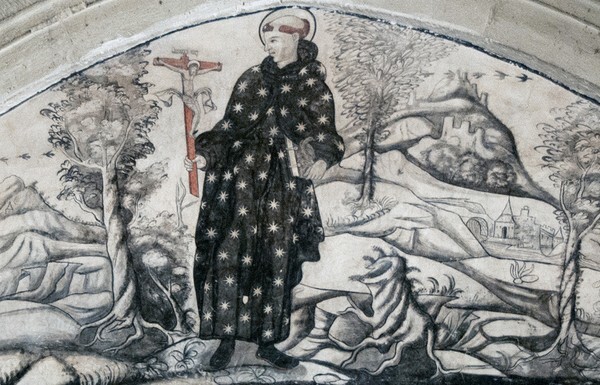 Lunette mural - North wall murals
