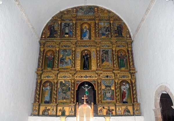 San Francisco, high altar - Oxkutcab, Yucatán