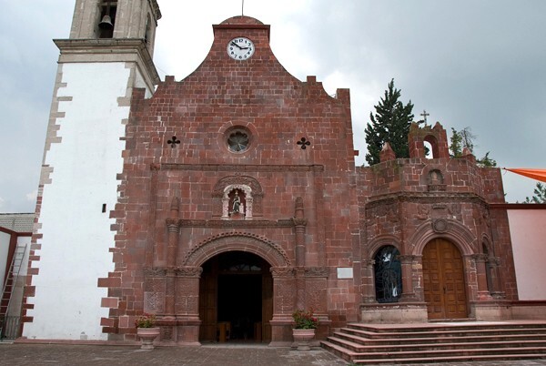 Façade, bell-tower & capilla abierta - San Francisco & capilla abierta