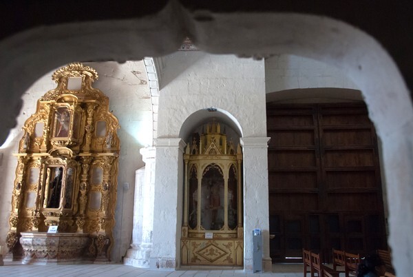 sotocoro La Soledad altar (left) - sotocoro Nuestra Señora de la Soledad altar