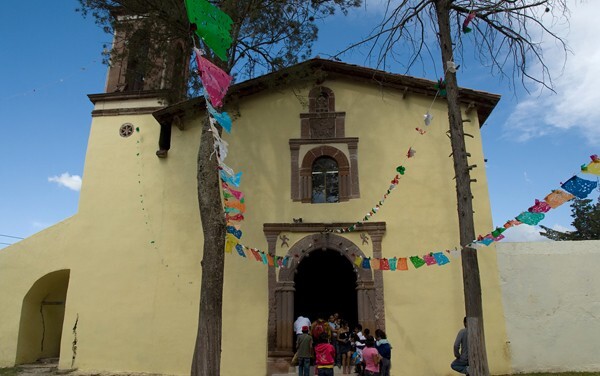 Santiago, façade - Santiago Mezquititlán, Guanajuato