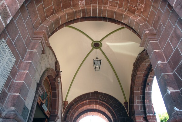 Nuestra Señora del Sagrario, façade narthex vault - Tamazula de Gordiano, Jalisco