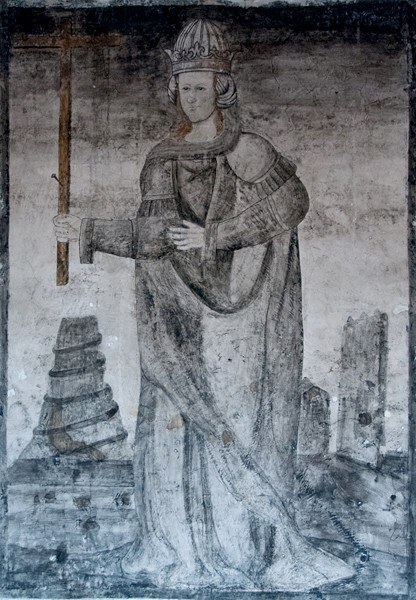 Tula de Allende, Hidalgo, mural - St. Helena & the True Cross