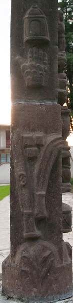 San Simón y San Judas, atrial cross, side view - Calpulalpan, Tlaxcala