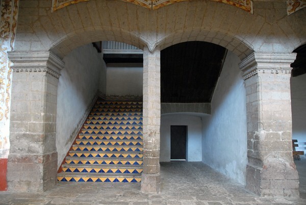 Patio stairwell - ex-Hacienda Santa Mónica
