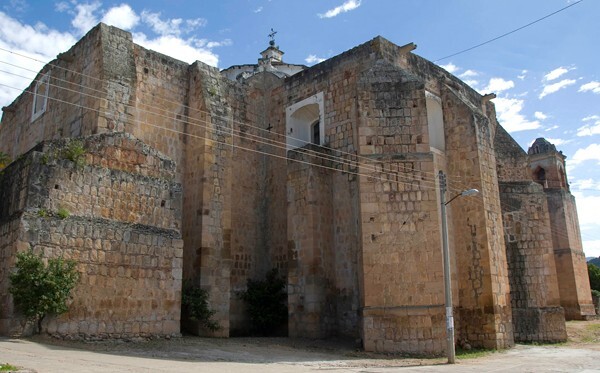Santa Catarina, exterior nave - Ixtepeji, Oaxaca