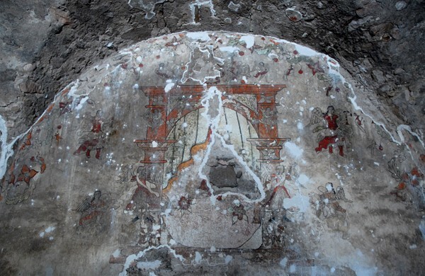 Sanctuary mural - La Sagrada Familia (Capilla Segunda de Najar)