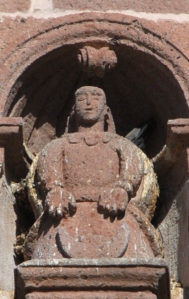 Purísima Concepción, façade niche sculpture, Virgin Immaculate - Ocotlán, Jalisco