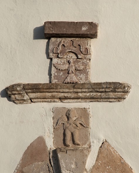 Upper façade reliefs - San Jerónimo