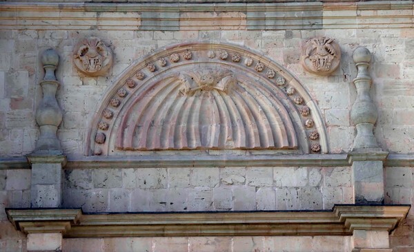 Portal relief (above) - North Portal