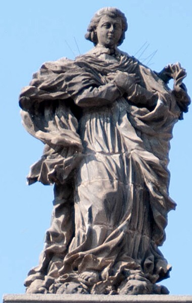 Roof sculpture, Our Lady of Solitude - La Soledad