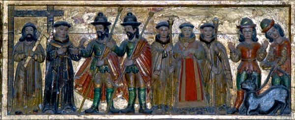 Predella: Miracle of the Mule - San Miguel Arcángel, nave San Antonio de Padua retablo