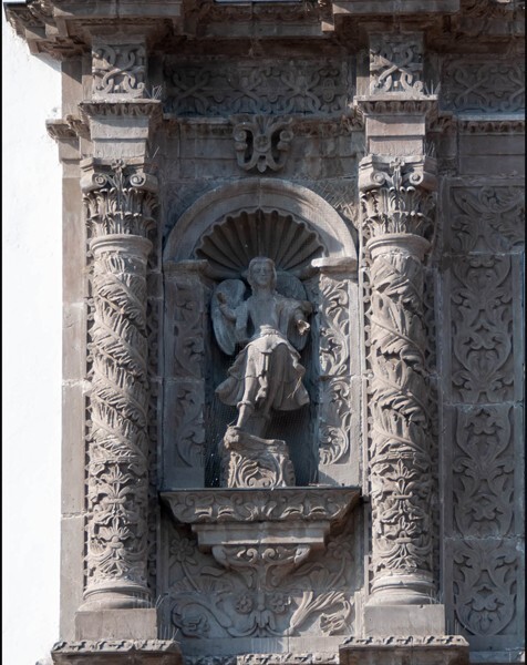 Façade, second tier (left) - La Soledad