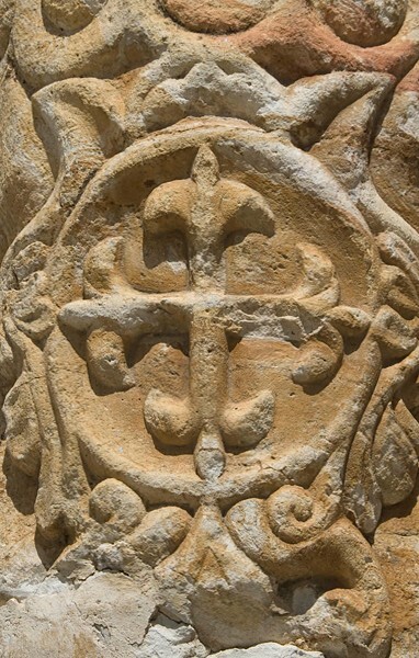 Santo Domingo, finial, Dominican cross - Ocotlán de Morelos, Oaxaca