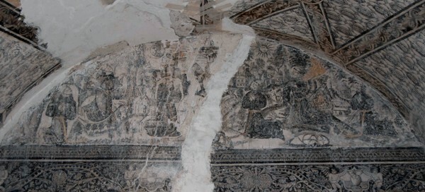 Refectory, lunette mural - Nave, sotocoro & refectory