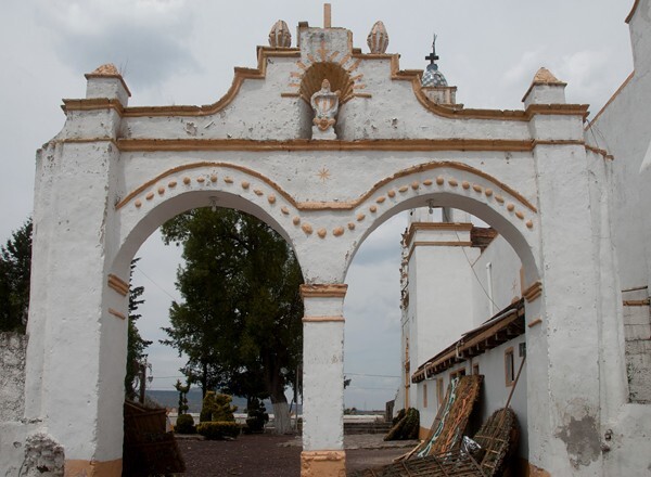 Santiago, South atrial gate - Santiago Cuaula, Tlaxcala
