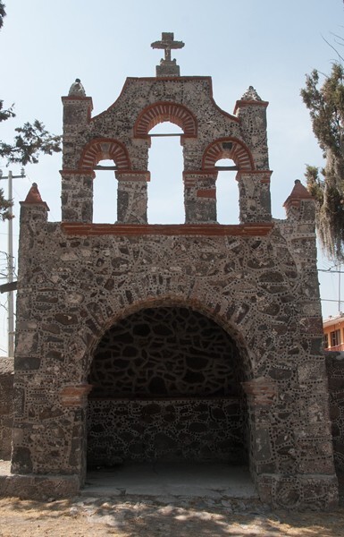 San Pablo, SW posa chapel - San Pablo Tecalco, México