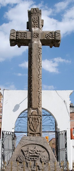 San José, atrial cross, back - Ciudad Hidalgo (once Taximaroa), Michoacán