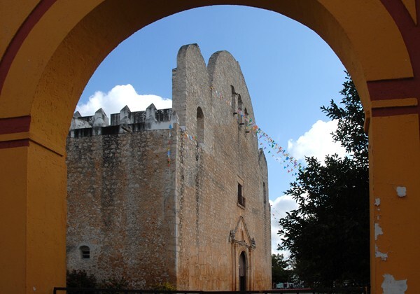 San Francisco, atrial gate & façade - Conkal, Yucatán