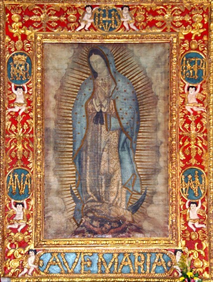 Nave painting, Our Lady of Guadalupe - La Candelaria