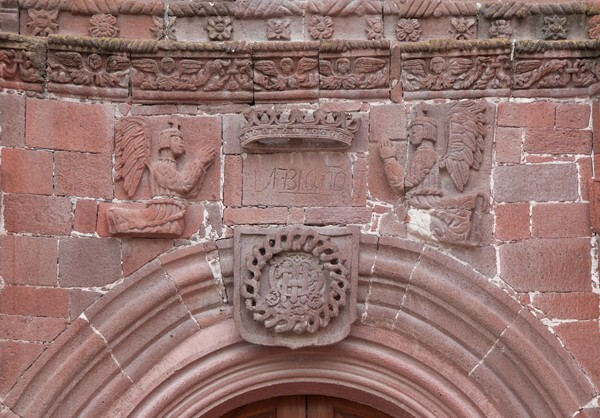 Capilla abierta, portal archivolt - San Francisco & capilla abierta