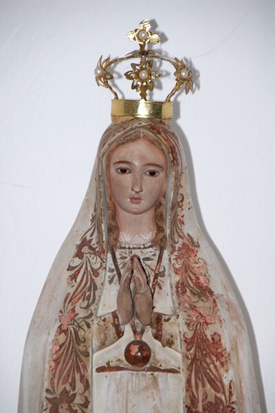 San Antonio de Padua, nave sculpture, Virgin Immacuate, detail - Tekit, Yucatán