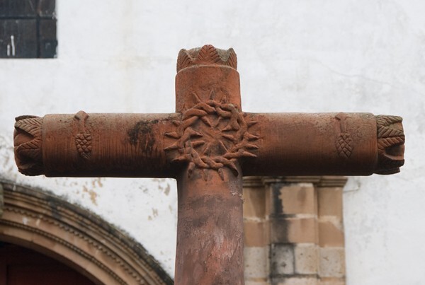 Atrial cross, front crossing - San Francisco, Hospitalito