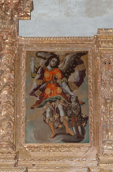 Nave Los Arcángeles altar, St. Chamuel - Nave, altars, choir, baptistry, pulpit