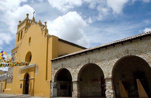 Santo Domingo, façade & portería - Comitán, Chiapas