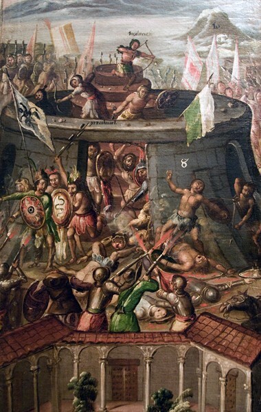 Aztecs at the Plaza de México - La Conquista de México