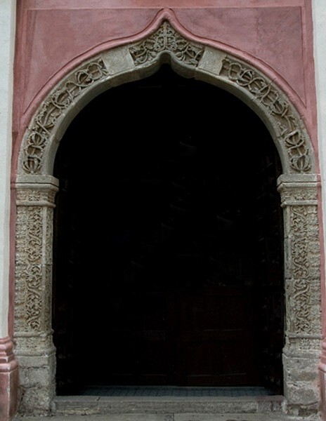 San Toribio de Astorga, façade portal - Papalotla, México