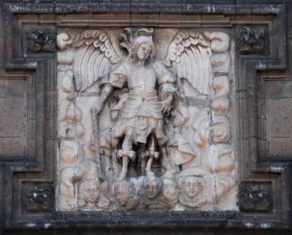 Façade relief, St. Michael - San Miguel Arcángel