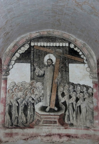 Yecapixtla, Morelos, San Juan Bautista, sala de profundis, Resurrectio - Morelos