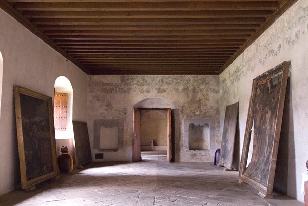 15_Tzintzuntzan, Michoacán, San Francisco, convento, refectory - San Francisco