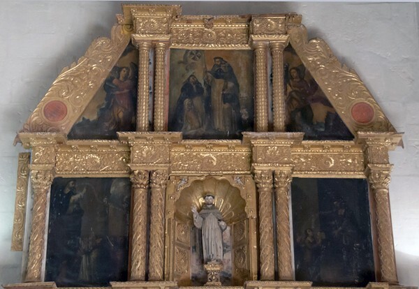 Santo Domingo, sotocoro Santo Domingo altar - Yanhuitlán, Oaxaca