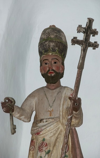 Santa María Nativitas, Hidalgo, Santa María, nave statue, St. Peter - Hidalgo