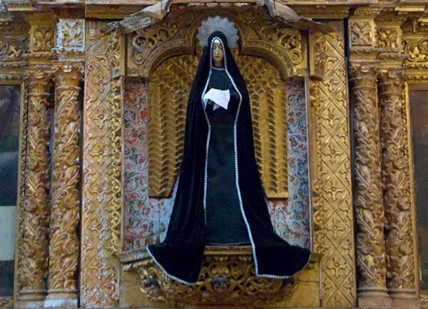 First tier - nave Nuestra Señora de la Soledad altar