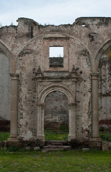 Capilla abierta, central arch - Façade, portería, atrial cross, lateral portal & capilla abierta