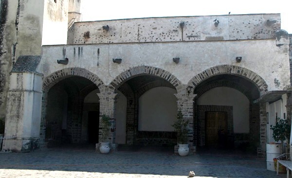 San Miguel Arcángel, portería - Coatlinchán, México
