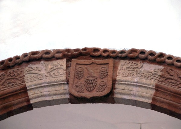 Chancel arch relief - San Francisco & capilla abierta