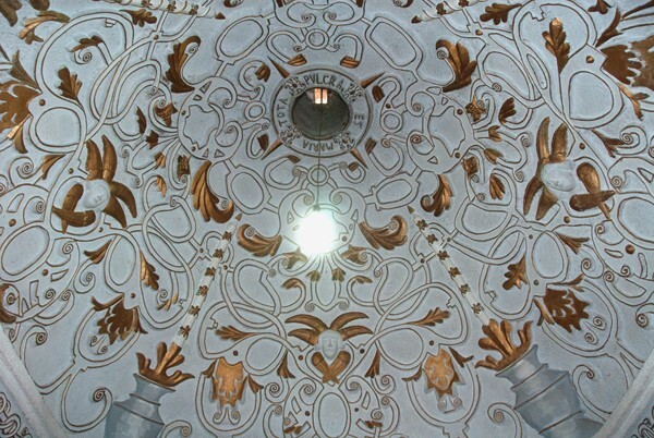 Sacristy vault - Santa María, Capilla de la Candelaria